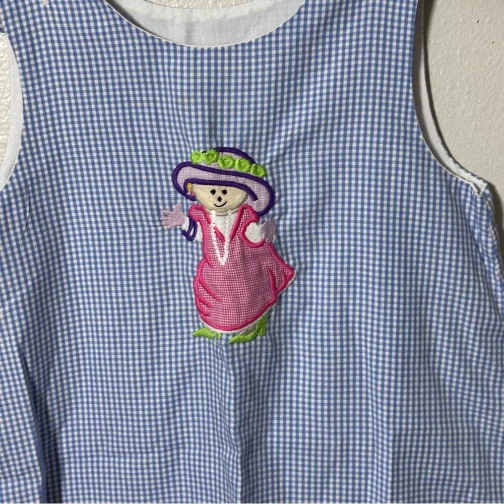 Girls Castles & Crowns Kids Blue Plaid‎ Dress size 5 - Picture 3 of 7